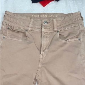 Beige American Eagle Pants